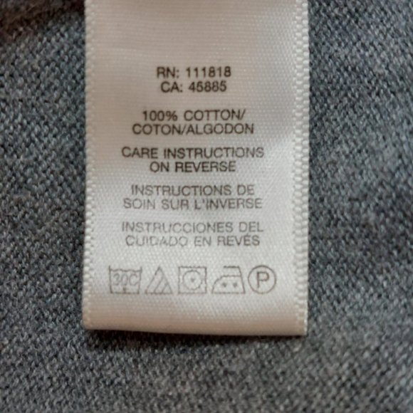 Michael Kors Men's 1/4 Zip Grey Pullover Sweater - Size XL - Picture 5 of 5